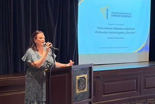 conversatorio para tratar sobre las novedades de las nuevas cargas fiscales sobre utilidades retenidas.